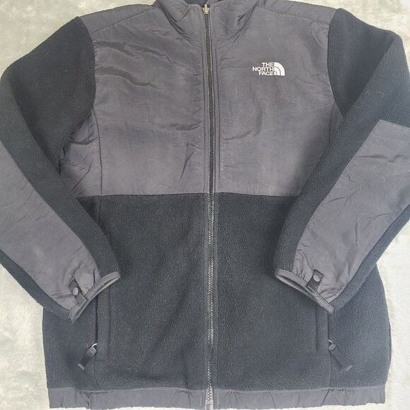 The North Face Polartec Girls X- Large  Black‎ Full Zip Fleece Jacket - Picture 1 of 7